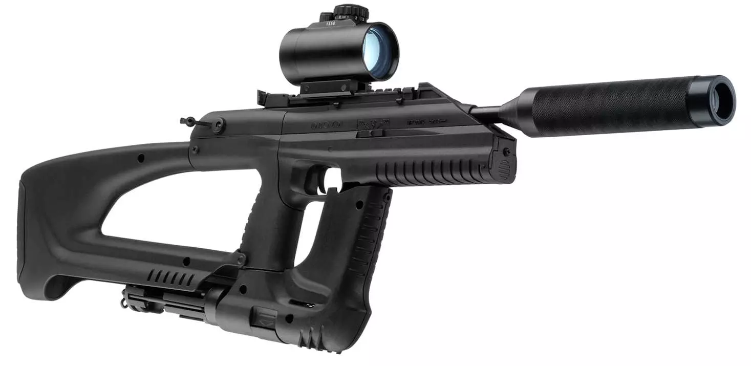 lasertag submachine gun red-dot sight