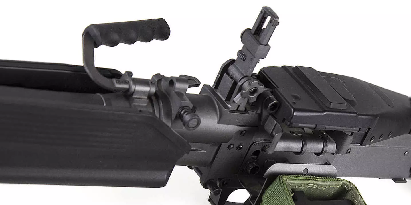 M60  laser tag machine gun transport handle