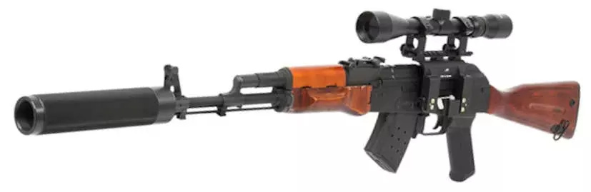 SVK Kalashnikov sniper rifle for laser tag 